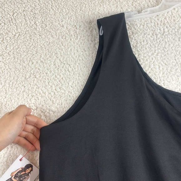 NWT Kiyonna Womens Black Stretch Tank Top PLUS SIZE 5X - Picture 4 of 7